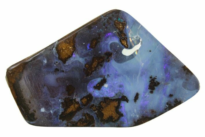 Galactic Boulder Opal Specimen - Queensland, Australia #381859